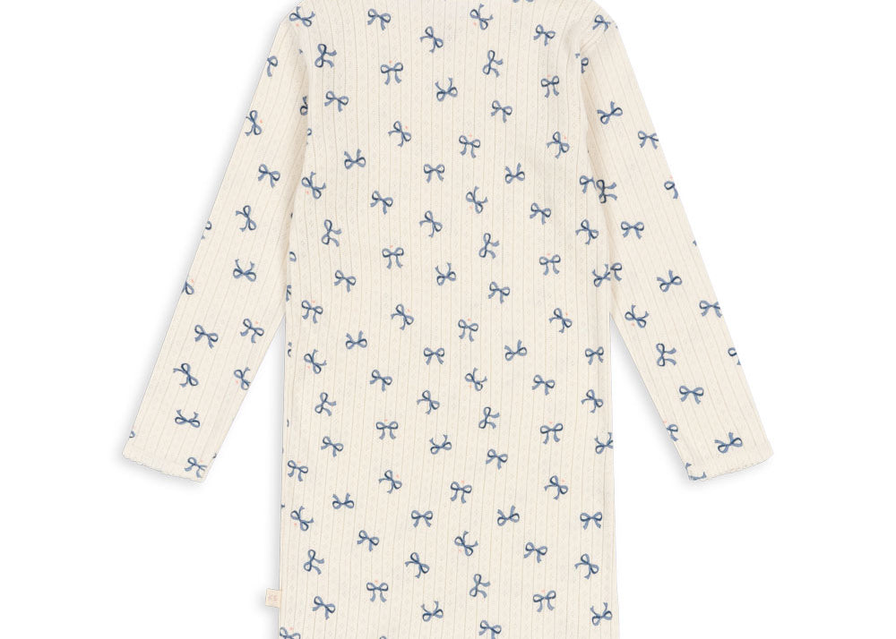Konges Sløjd A/S Robes - Jersey bow bleu