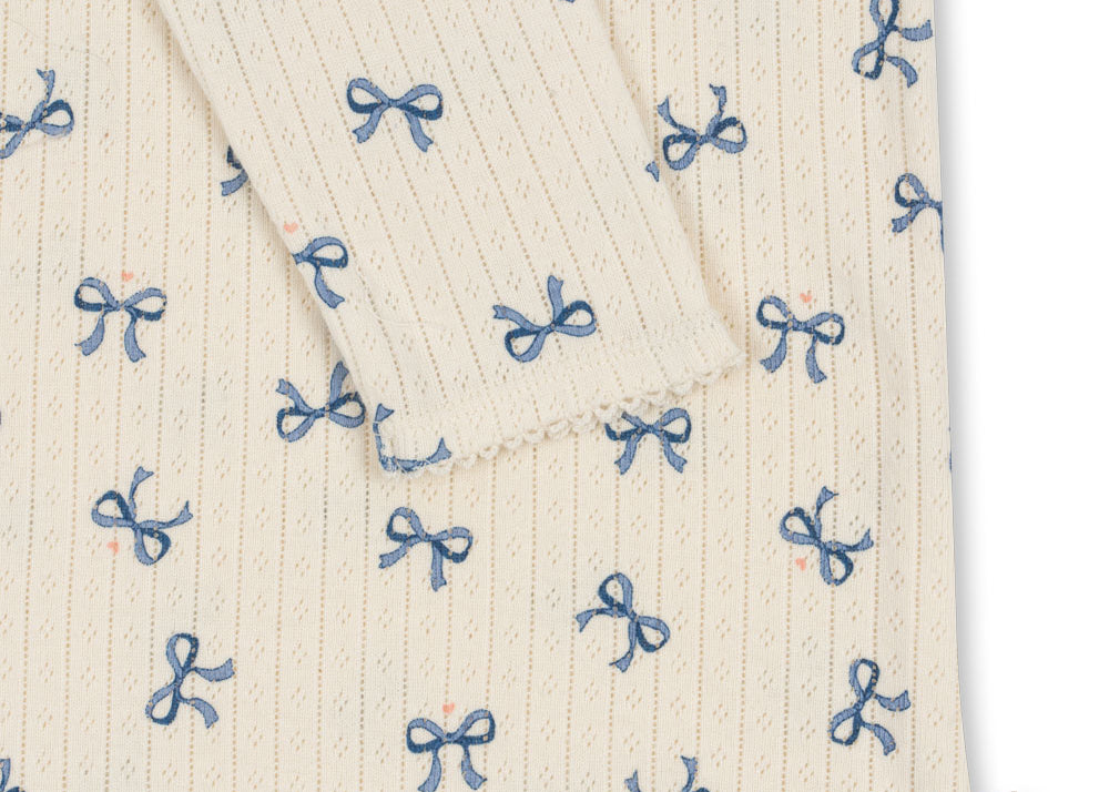 Konges Sløjd A/S Robes - Jersey bow bleu